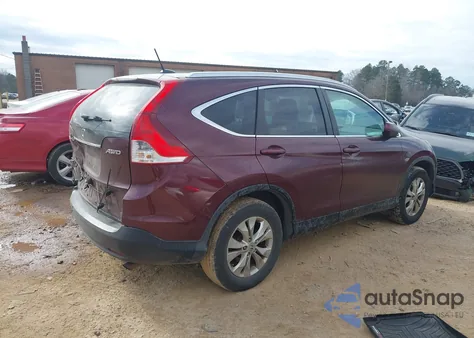 2013 Honda Cr-V Ex-L from USA, damaged, VIN 5J6RM4H75DL025740